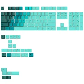 Glorious vymeniteľné klávesy GPBT Gradient (ANSI US) - Rainforest / PBT / 131 ks / ANSI US layout / Cherry MX(+) (GLO-KB-ACC-KC-GPBT-GR-RFO-US)