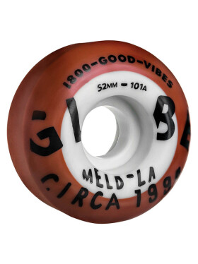 Globe GOOD VIBES DUAL POUR Rust/White tvrdé skate board kolieska - 52