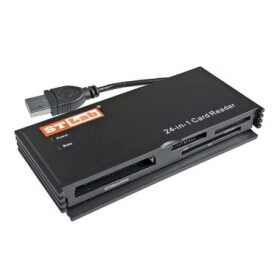 Tragant Card Reader / 3,5" / 24v1 / USB 2.0 / strieborná (91626)