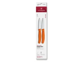 VICTORINOX Swiss Classic Kuchynský nôž 8 cm set 2 ks oranžová / špicaté rovné ostrie (6.7609.2C1)
