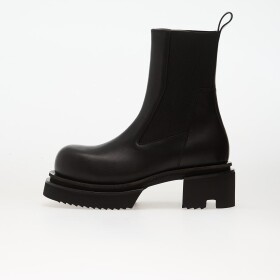 Tenisky Rick Owens Leather Boots - Beatle Bogun Black EUR 40