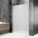 POLYSAN - GLOBE CHROME sprchové dvere do niky 1000, matné sklo, ľavá GB1010MLC