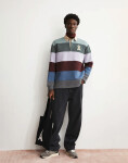 Armedangels Aadru LS Rugby Fleece 3447 mystic swamp-steel melange XL