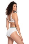 Dámske bikiny FIGS L-122BI-47 3-pack bílo-tyrkysová XL