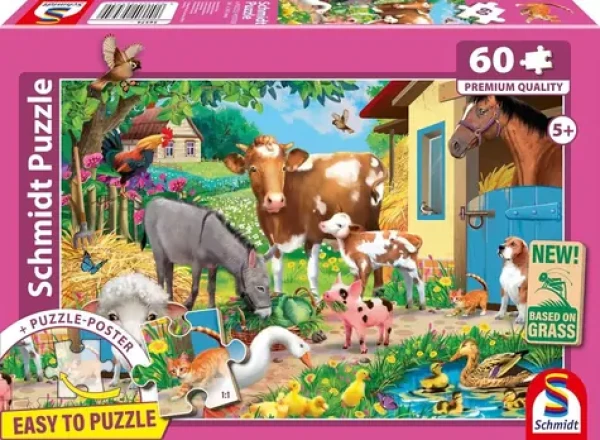 Schmidt Puzzle Zvieratá na farme