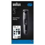Braun Multigroom AIO3560 čierna / Zastrihávač vlasov fúzov / zabudovaná batéria NiMH / 100-240 V (AIO3560)