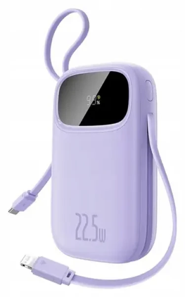 Baseus EnerFill FC21 Qpow 3 Ultra fialová / Powerbanka / 20000 mAh / 22,5W (6932172691226)