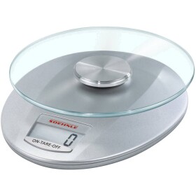 Soehnle KWD Roma silver digitálna kuchynská váha digitálna Max. váživosť=5 kg strieborná; 65856