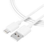 Tactical Smooth Thread Cable USB-A - Lightning 0.3m biela (8596311153020)