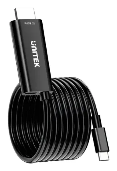 Unitek V1439ABK01 čierna / Adaptér USB-C na HDMI / 4K (3840×2160) / HDR10+ / USB PD (V1439ABK01)
