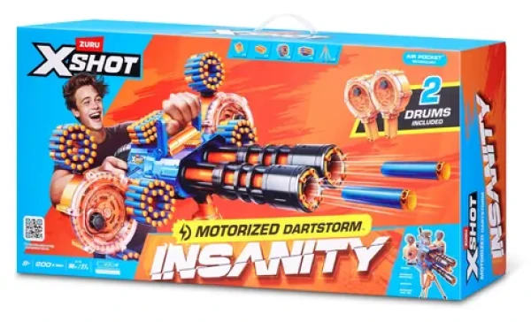 Zuru Detská pištoľ X-Shot Insanity Dart Storm