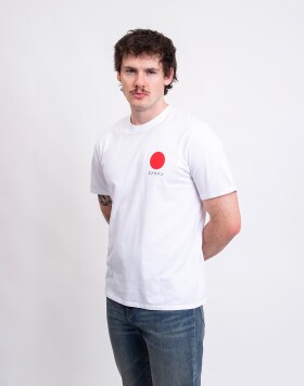 Edwin Japanese Sun TS White garment washed M