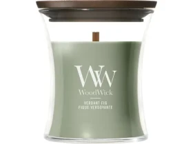 Woodwick Verdant Fig sviečka malá (5038581184555)