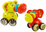 Mamido Zvieratá na kolieskach Červená žirafa Slon Žltá