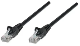 Intellinet RJ45 15m černá / Patch kabel / Cat6 / U/UTP / 250 MHz / PoE++ (342100)