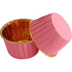 Košíčky na muffiny ružové s pevným okrajom 50x40mm 100 ks - Cakesicq - Cakesicq