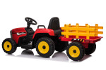 Mamido Mamido Elektrický traktor s vlečkou Blow červený