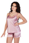 Dámsky set - tričko a šortky Classic 937 Powder pink - De Lafense M pudrovo-růžová
