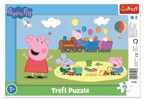 Trefl - Puzzle - Prasiatko Peppa: Veselý vláčik