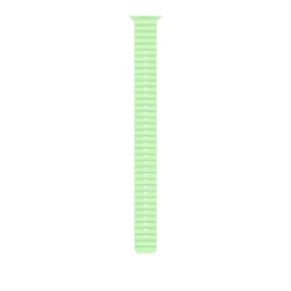 Apple Watch Ocean Band Extension 49mm Neon Green / Predĺženie oceánskeho remienka pre Apple Watch / Prírodný Titan (MGCG4ZM/A)