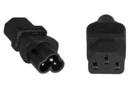 MicroConnect Power Adapter C6 - C13 čierna (PE613AD)