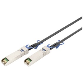 Digitus DN-81243 RJ45 Prepojovací kábel z optických vlákien kábel 3.00 m čierna tienený 1 ks; DN-81243