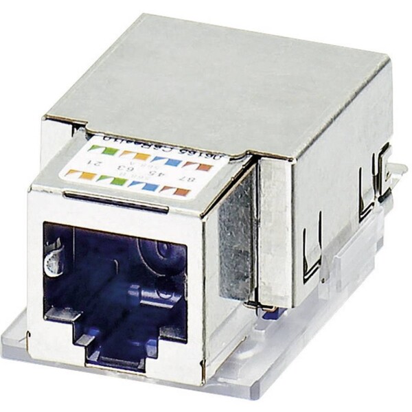 Phoenix Contact VS-08-BU-RJ45-5-F/PK zabudovateľný zástrčkový konektor pre senzory - aktory, 1652936, piny: 8P8C, 1 ks; 1652936