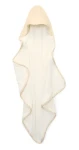 Little Dutch Osuška s kapucňou Husa Newborn Naturals / 75x75 cm / 100% organická bavlna (TE50625032LD)