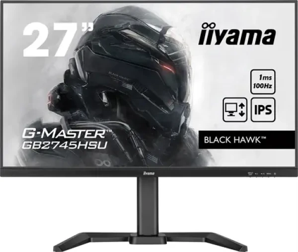 27" IIYAMA G-Master GB2745HSU-B2 čierna / LED / IPS / 1920 x 1080 / 16:9 / 1 ms / 1300:1 / 300cd-m2 / VESA (GB2745HSU-B2)