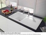 VILLEROY & BOCH VILLEROY & BOCH - Keramický drez Architectura 60 White alpin nástavný 1000 x 510 bez excentra 336001R1