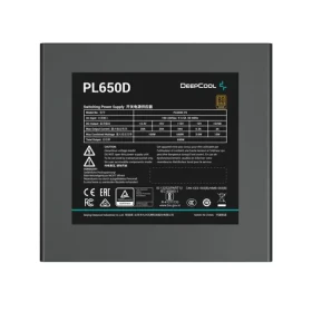 DEEPCOOL PL650D WH V2 biela / Zdroj / 650W / ATX 3.1 / 80 PLUS Bronze / aktívny PFC / 120mm ventilátor / nemodulárny (R-PL650D-FC0W-JDEU-V2)
