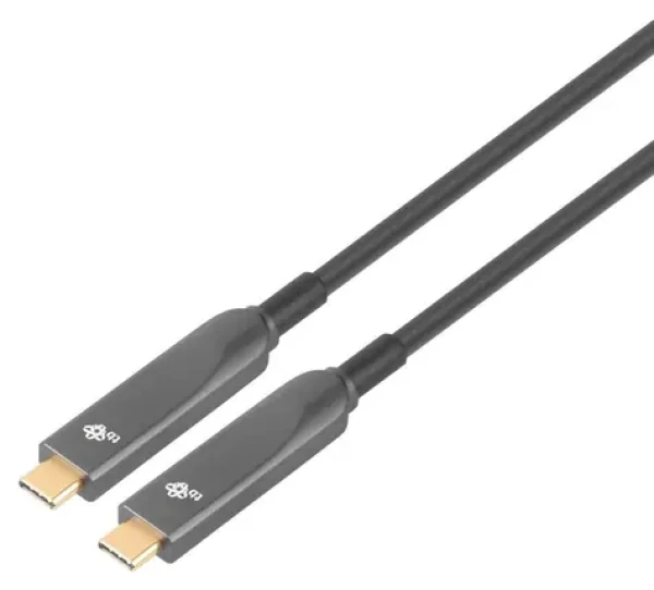 TB Touch USB-C - USB-C čierna / dátový kábel / 10 Gbps / 4K / 5 m (AKTBXIACCOP500B)