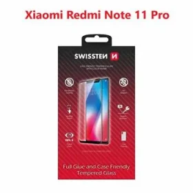 Swissten FULL GLUE COLOR FRAME CASE FRIENDLY sklo pre Xiaomi Redmi Note 11 Pro čierna (54501832)