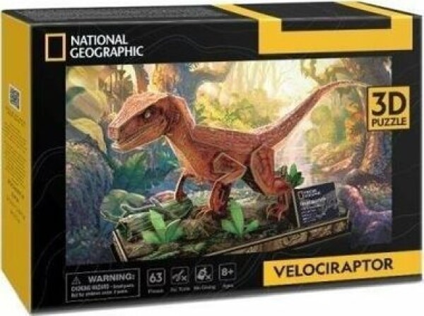 CubicFun Puzzle 3D National geographic - Welociraptor