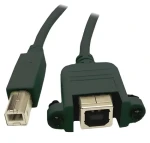 Good Connections USB 2.0 BB vstavaná zásuvka čierna / Predlžovací kábel / USB-B / 1 m (2511-1EB)