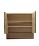Zrkadlová skrinka Naturel Lucca 80x75 cm lamino dub LUCCA80CABD LUCCA80CABD