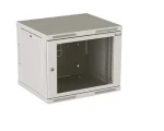 Solarix SENSA-9U-65-11-G rozvádzač nástenný 9U 500mm / dvere sklo / RAL 7035 (83000183)