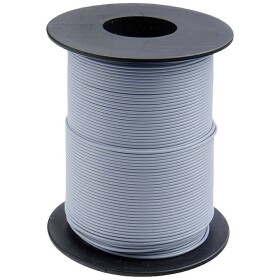 Donau Elektronik 125-S25-9 opletenie / lanko, 1 x 0.25 mm², sivá, 25 m; 125-S25-9
