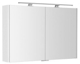 SAPHO - LUCIE galérka s LED osvetlením, 106x70x17cm, biela LU105-0030