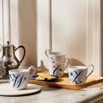 Royal Copenhagen Porcelánový hrnek Alphabet 330 ml – O