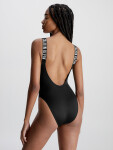 Dámske jednodielne plavky KW0KW01599 BEH black - Calvin Klein M