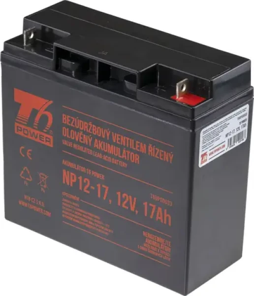 T6 Power NP12-17 / Akumulátor / 12V / 17Ah / VRLA / pre UPS (T6UPS0033)