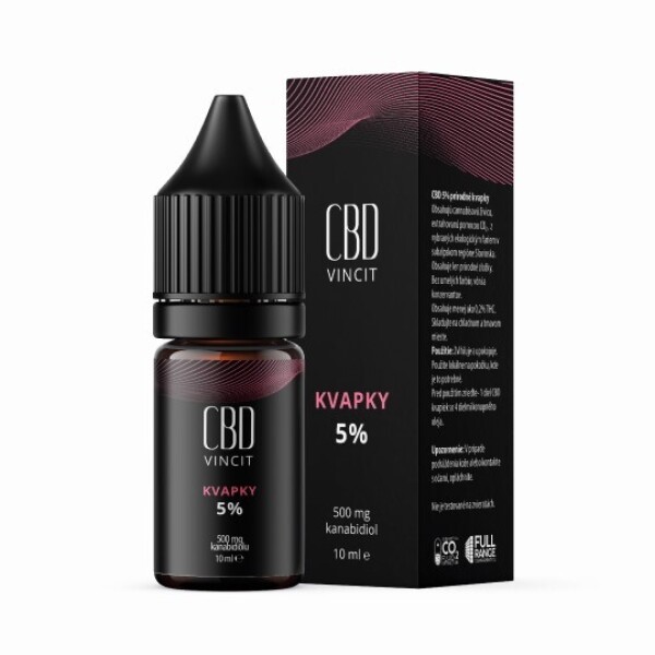 CBD Vincit kvapky 5% 10 ml