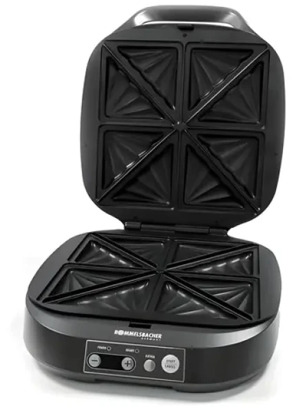 Rommelsbacher ST 1800 bridlicová / Sendvičovač / 1800 W / 4 sendviče XL / 15min časovač (ST 1800)