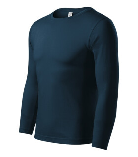Tričko Progress LS unisex námornícka modrá XS