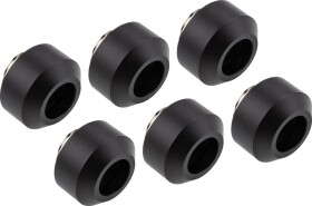 Optimus Optimus Hardtube Fitting, 12 mm, 6er Pack mit Werkzeug - schwarz