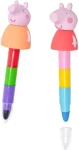 Hasbro Voskovky Prasiatko Peppa / Stohovateľné / 2 ks / 3 farby v jednej voskovke (PP715085)