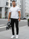 Pánske džínsy slim fit čierne FashionStreet UX4482 s38