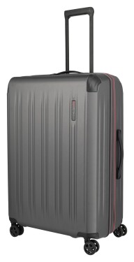 Veľký škrupinový kufor na kolieskach Travelite Dynamiic L exp Anthracite