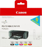 Canon PGI72 (black, cyan, magenta, yellow, red)